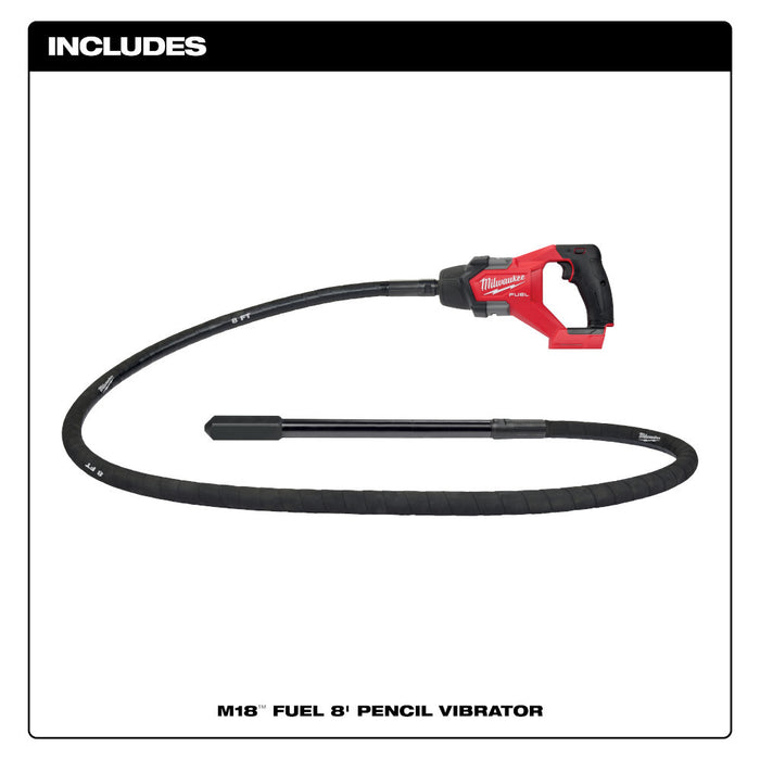 M18 FUEL™ 8' Concrete Pencil Vibrator