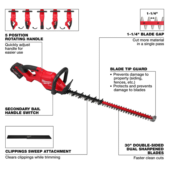 M18 FUEL™ 30" Hedge Trimmer Kit