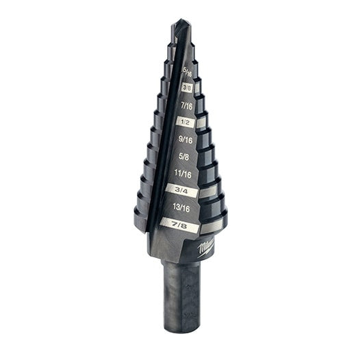 #5 Step Drill Bit, 1/4 in. - 1-3/8 in. x 1/8 in.