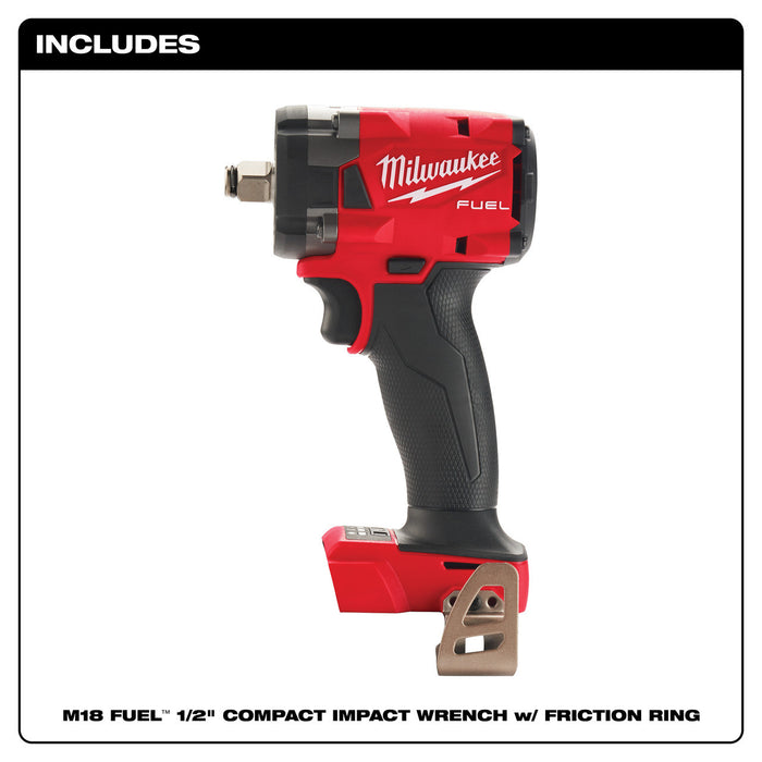 M18 FUEL™ 1/2 Compact Impact Wrench w/ Friction Ring