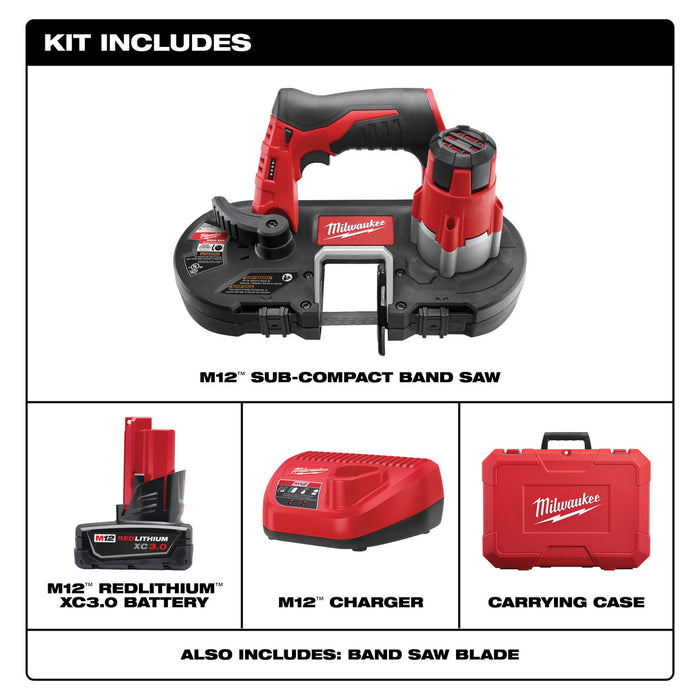 M12™ Cordless Sub-Compact Band Saw Kit