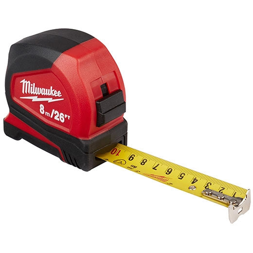 8m/26ft Compact Tape Measure