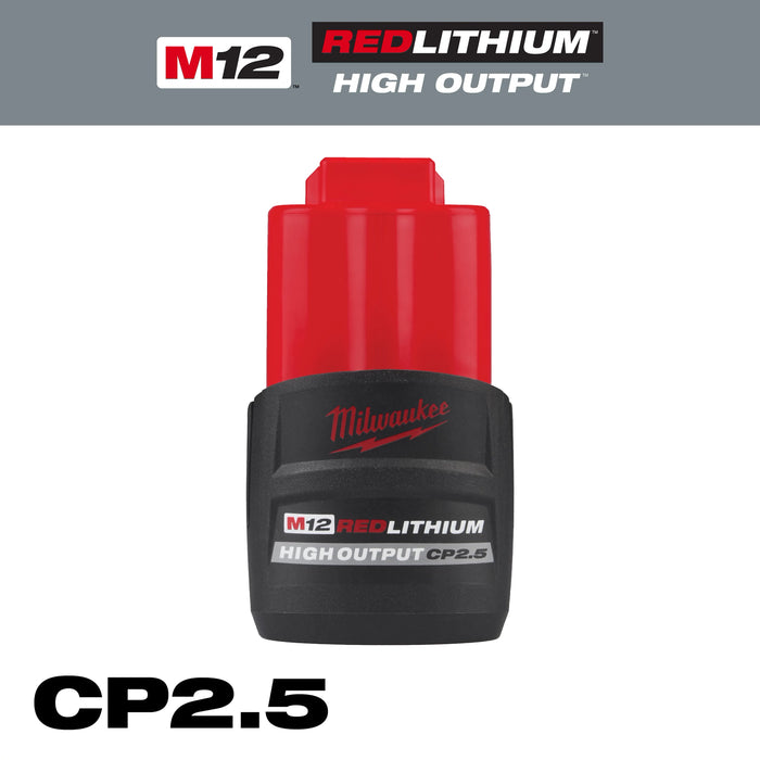 M12™ 10oz. Caulk and Adhesive Gun + M12™ REDLITHIUM™ HIGH OUTPUT™ CP2.5 Battery