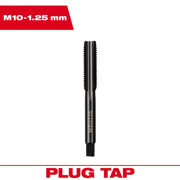 M10-1.25 mm Straight Flute Plug Tap