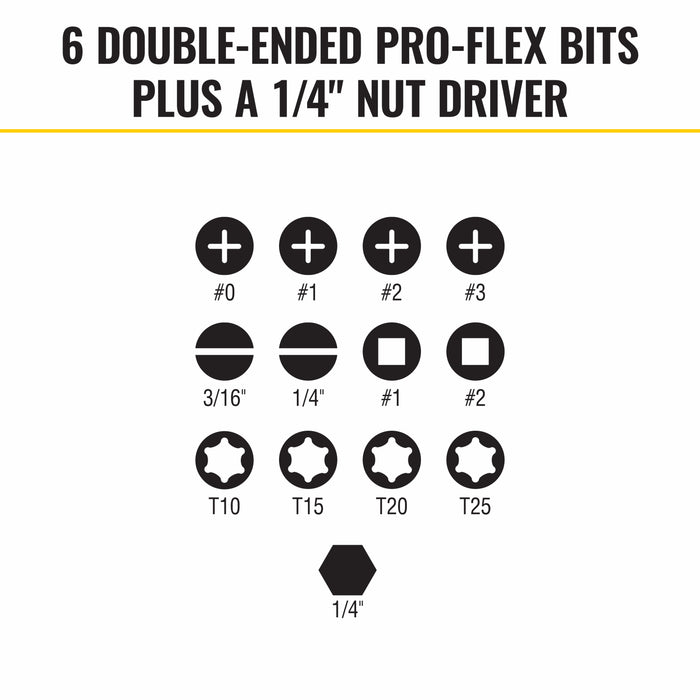 13-in-1 Ratcheting Impact Rated Screwdriver