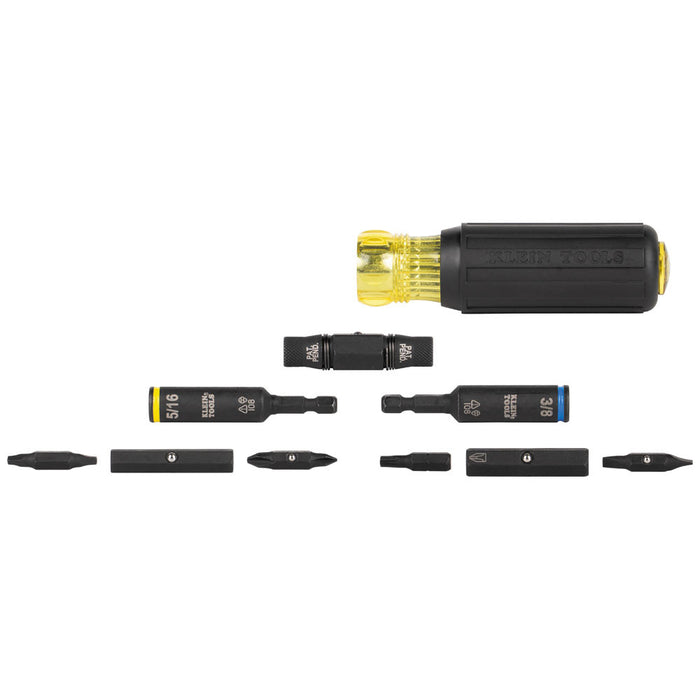 Impact Rated Multi-Bit Screwdriver / Nut Driver, 11-in-1