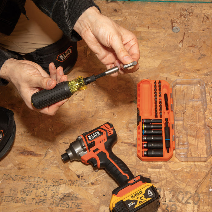 KNECT™ Impact-Rated Screwdriver and Socket Set with Case, 41-Piece