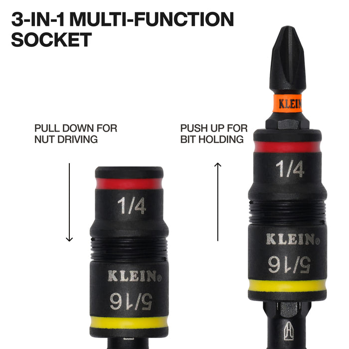 KNECT 16-in-1 Impact Rated Hybrid Screwdriver / Nut Driver