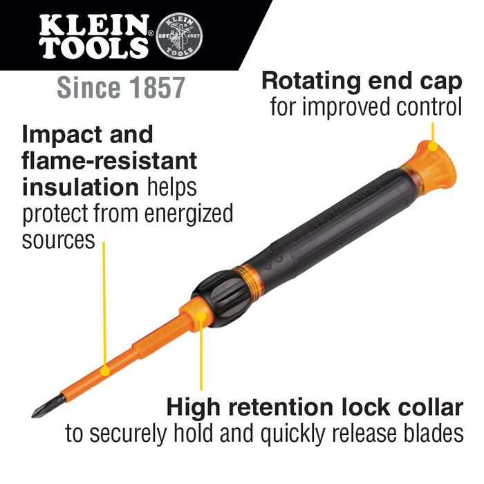 8-in-1 Insulated Interchangeable Screwdriver Set