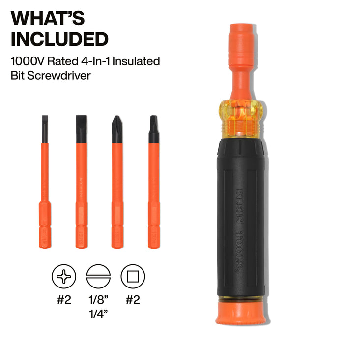 4-in-1 Insulated Auto-Lock Screwdriver
