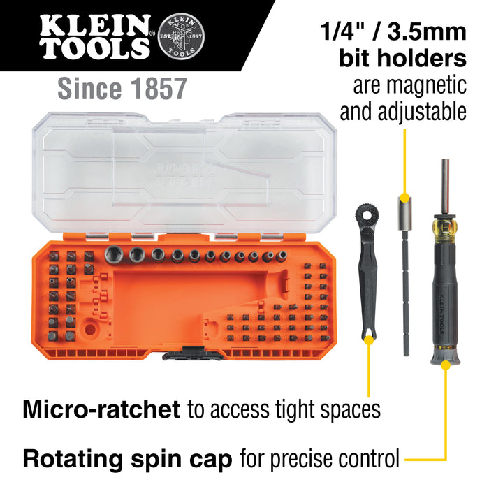 Precision Ratchet and Driver System, 64-Piece