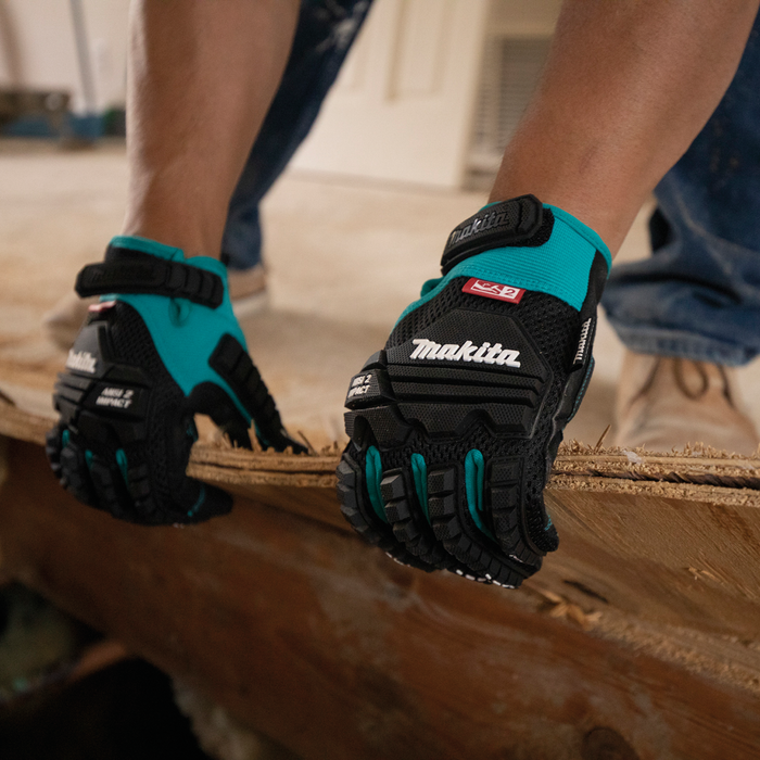 Advanced ANSI 2 Impact‑Rated Demolition Gloves (Large)