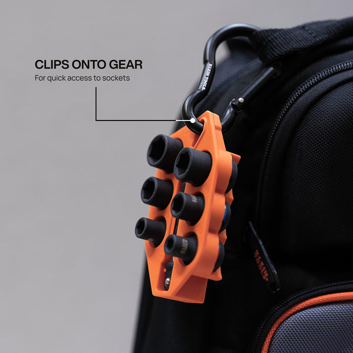 Grab-And-Go Impact Socket Set, SAE, 7-Piece