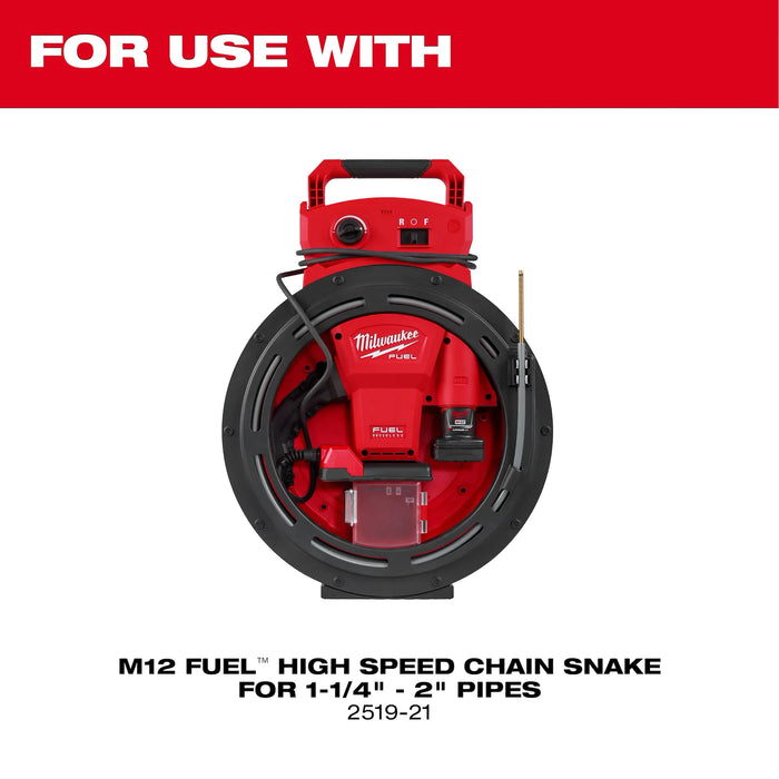 1/4" x 35' Chain Snake Cable