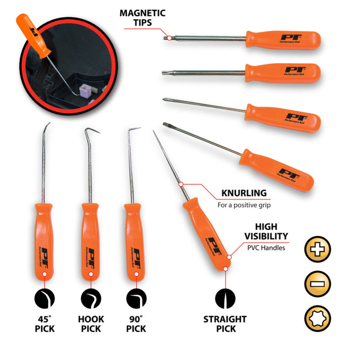 8 pc. Specialty Pick/Driver Set