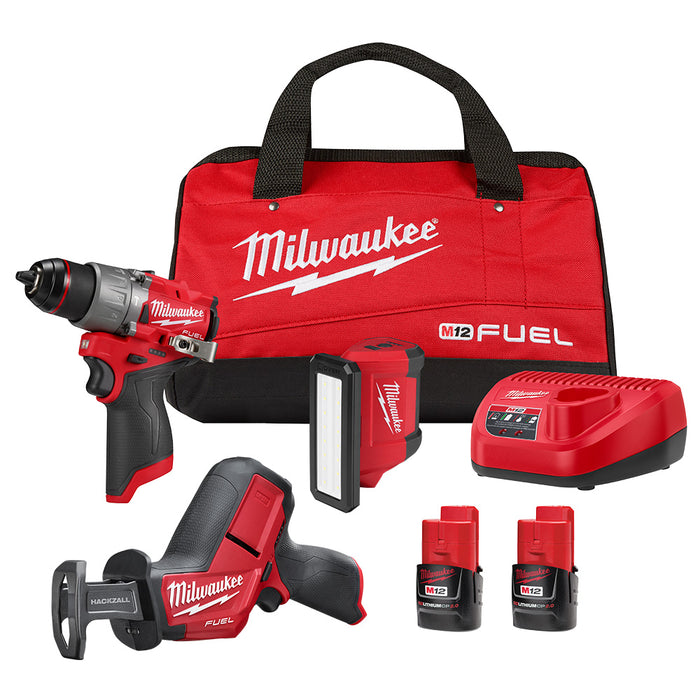 M12™ 3PC Screwdriving Kit;M12 FUEL™ 3-Tool Combo Kit;M12 FUEL™ 3-Tool Combo Kit