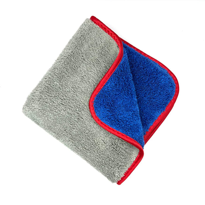 Miracle Dryer Absorber Premium Microfiber Towel With Silk Edges, Blue 16”X16”