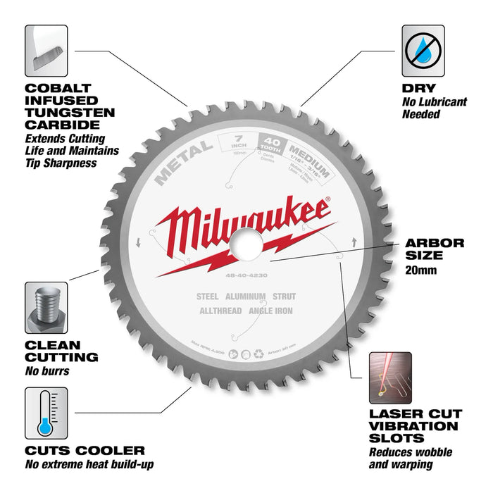 6-1/2" Metal Cutting Circular Saw Blade