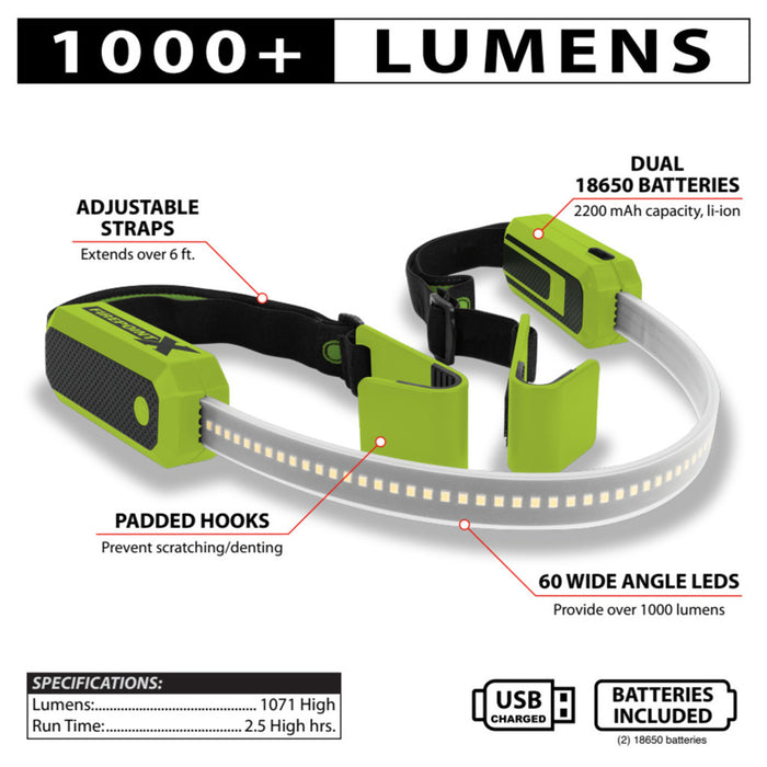 1000+LM Li-Ion Underhood Light