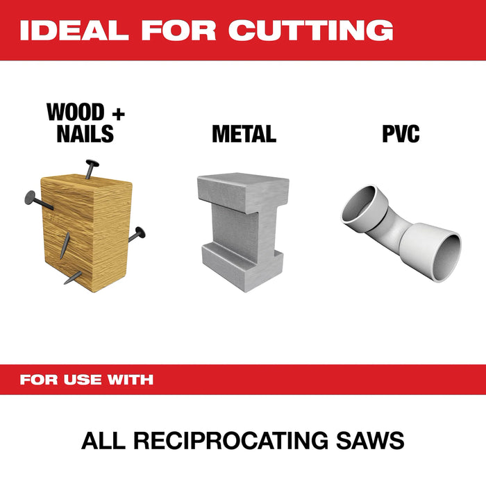 10PC + 9 Sawzall Blade Set