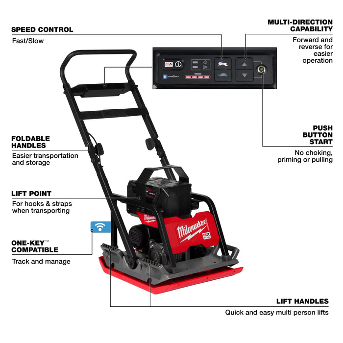 MX FUEL™ 20" Plate Compactor Kit