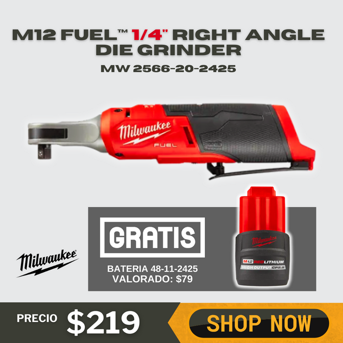 M12 FUEL™ 1/4" High Speed Ratchet