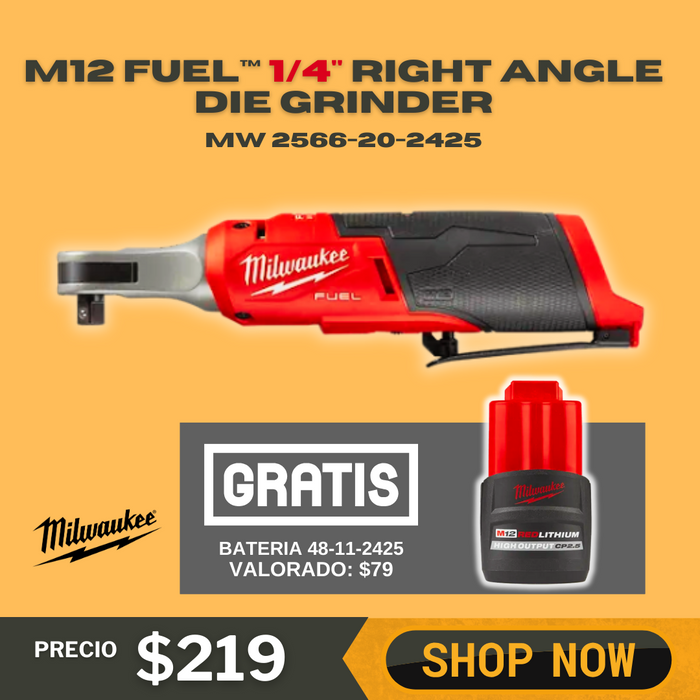 M12 FUEL™ 1/4" High Speed Ratchet