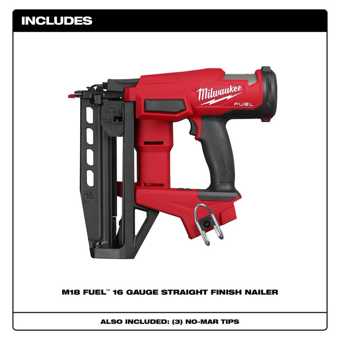 M18 FUEL™ 16 Gauge Straight Finish Nailer