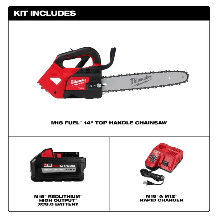 M18 FUEL 14" TOP HANDLE CHAINSAW KIT