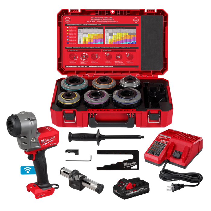 M18 FUEL™ Covered Conductor Cable Stripper Kit w/ Adjustable Bushings