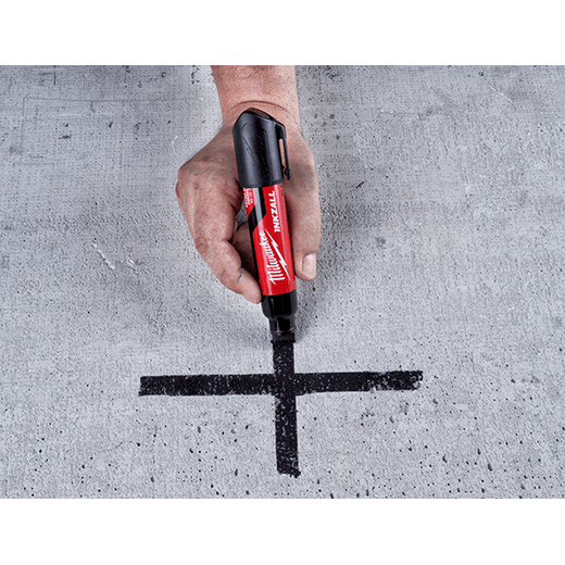 INKZALL™ Extra Large Chisel Tip Black Marker