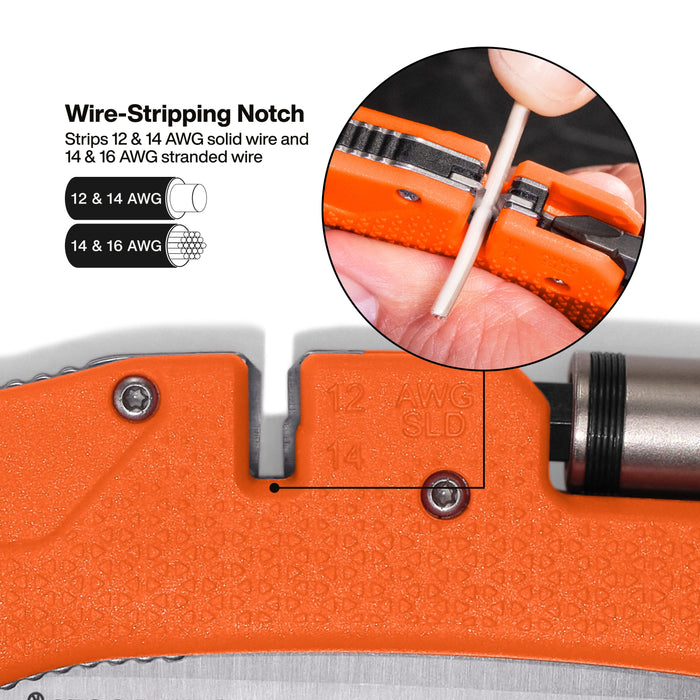 Electrician's Pocket Knife with Driver