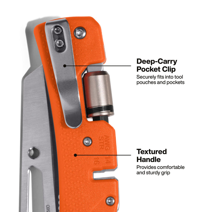 Electrician's Pocket Knife with Driver