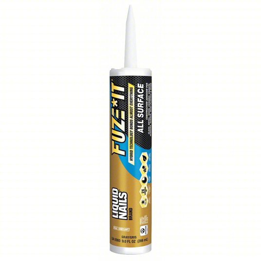Fuze It 9 oz. Gray All Surface Construction Adhesive