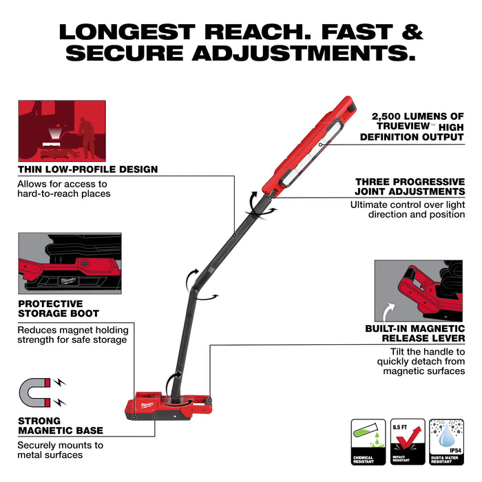 M18 Magnetic Extendable Boom Light