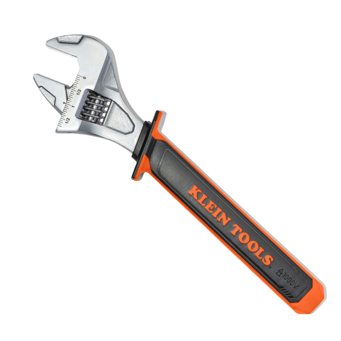 Insulated Adjustable Wrench, 12-Inch