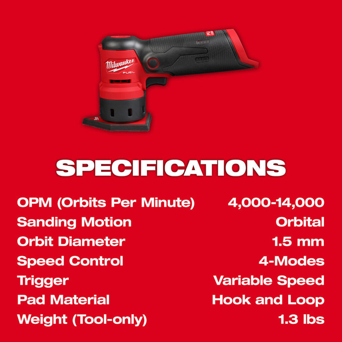 M12 FUEL™ Orbital Detail Sander