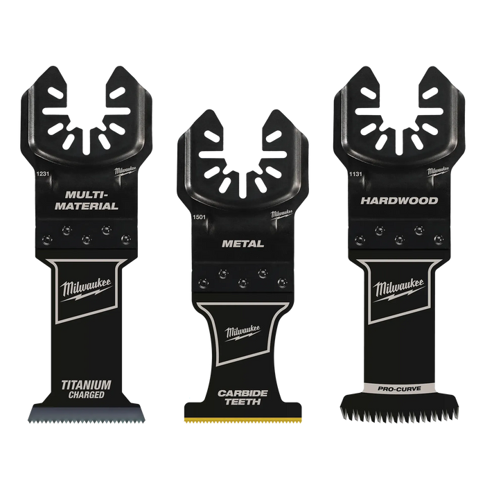 MILWAUKEE® OPEN-LOK™ All-Purpose Multi-Tool Blade Variety Pack 3PC