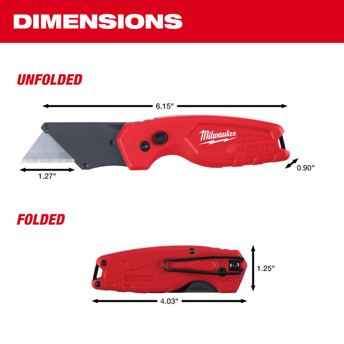 FASTBACK™ Compact Folding Utility Knife