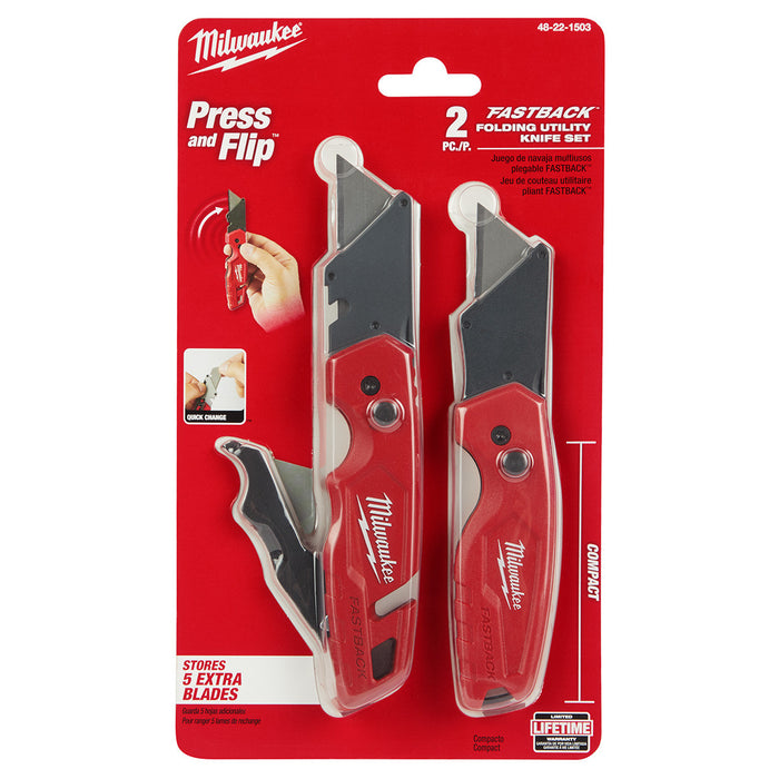 FASTBACK™ Folding Utility Knife Set