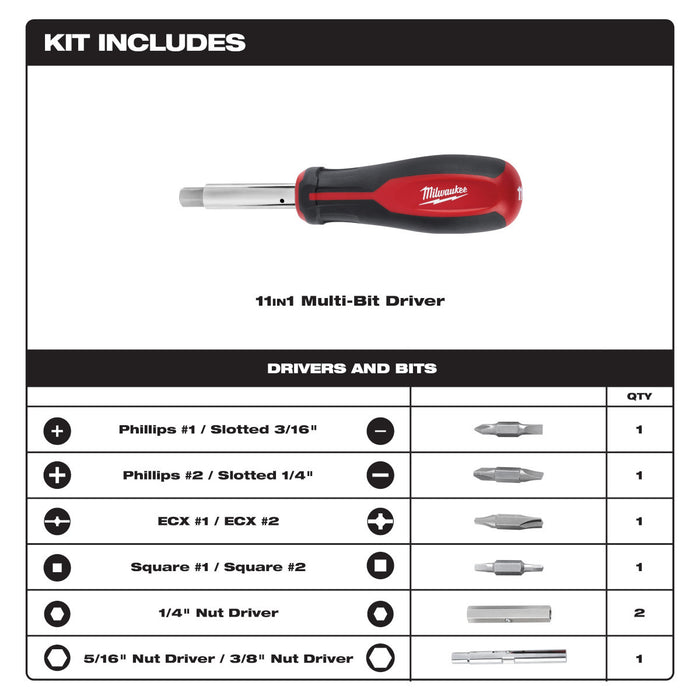 11-in-1 Screwdriver ECX