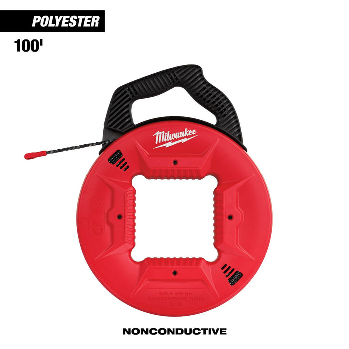 100 Ft. Polyester Fish Tape with Non-Conductive Tip