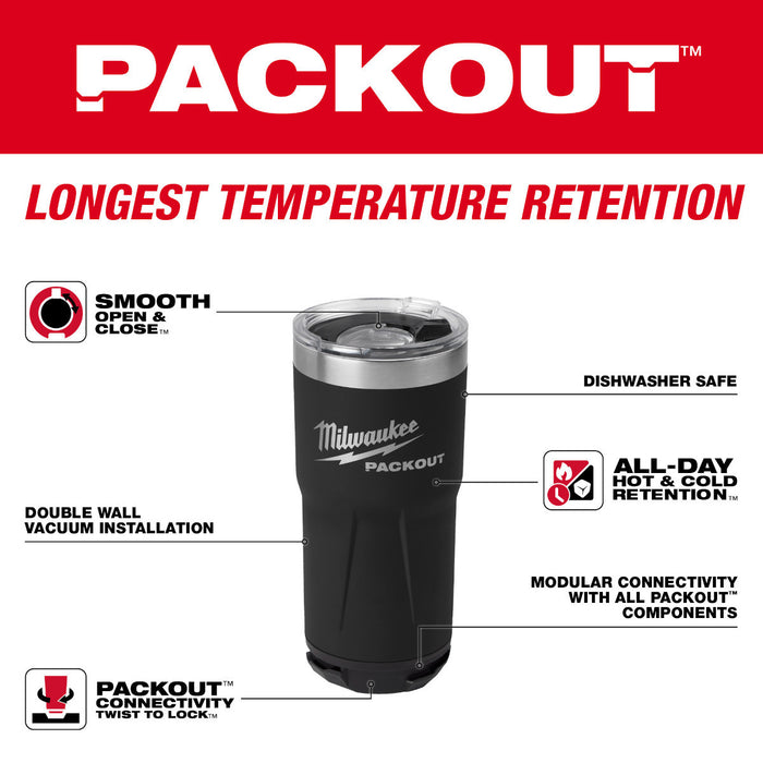 PACKOUT™ 20oz Tumbler - Black