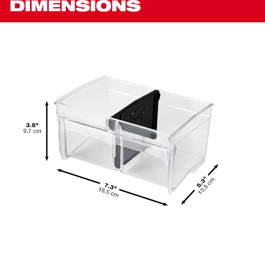 Large Bin for PACKOUT™ Tilt Bin Organizer