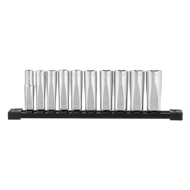 10pc 3/8 in. Metric Deep Well Sockets with FOUR FLAT™ Sides