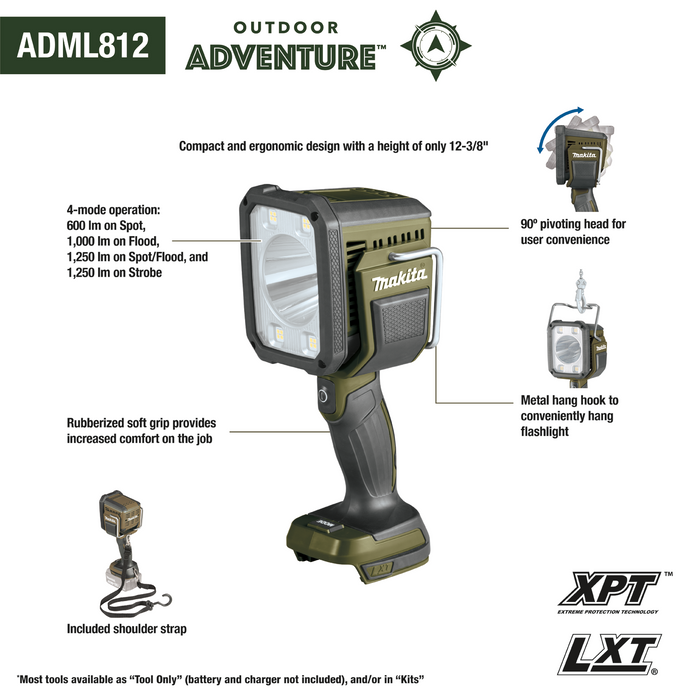 Outdoor Adventure™ 18V LXT® L.E.D. Flashlight/Spotlight, Light Only