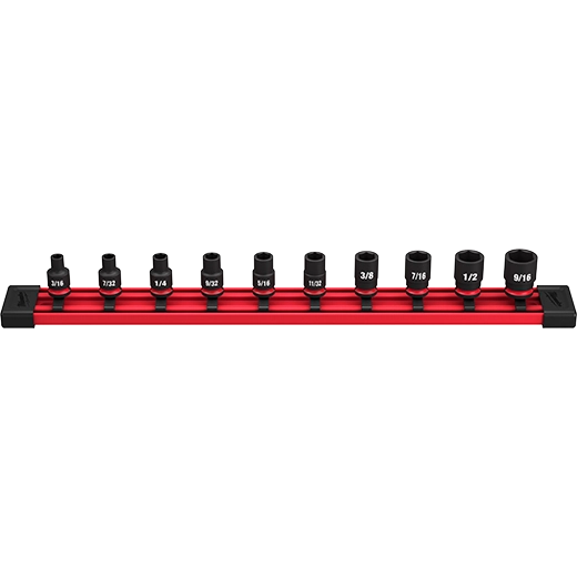 10PC SHOCKWAVE Impact Duty™ SAE Standard 6 Point Socket Set