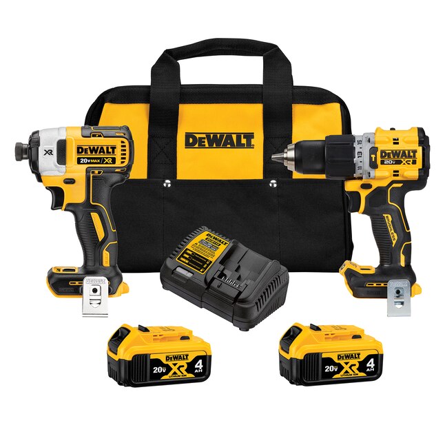 20V MAX* Hammer Drill and 20V MAX* Impact Driver with FLEXVOLT ADVANTAGE™ Combo Kit