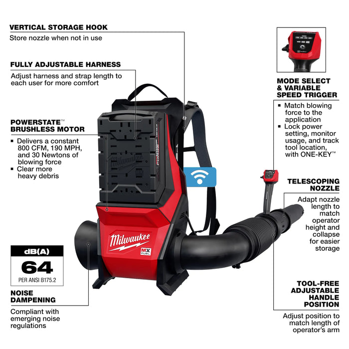 MX FUEL™ Backpack Blower Kit