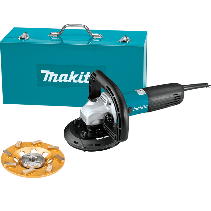 5" SJS™II Compact Concrete Planer with Dust Extraction Shroud and Diamond Cup Wheel